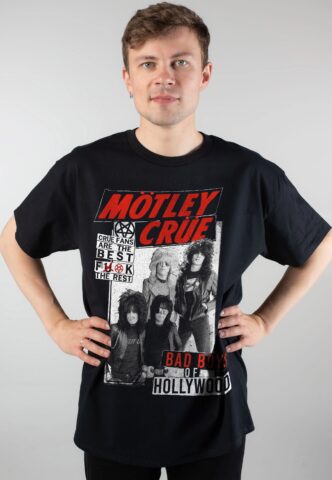 Mötley Crüe – Crüe Fans – T-Shirt – Schwarz – S – 100% Baumwolle