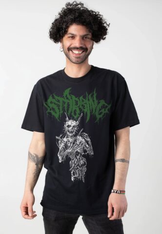 Stabbing – A Body Of Pulsing Wounds – T-Shirt – Schwarz – S – 100% Baumwolle