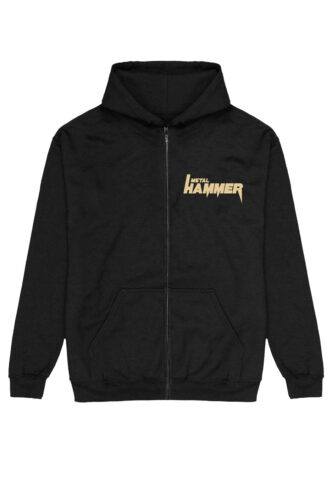 Metal Hammer – Reading Skull – Zipper – Schwarz – L – 80% Baumwolle, 20% Polyester