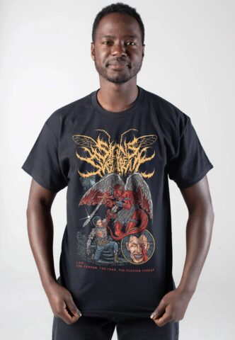 Signs Of The Swarm – The Terror, The Fear, The Threat – T-Shirt – Schwarz – M – 100% Baumwolle