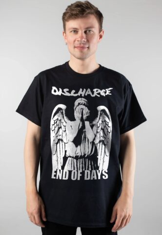 Discharge – End Of Days – T-Shirt – Schwarz – L – 100% Baumwolle