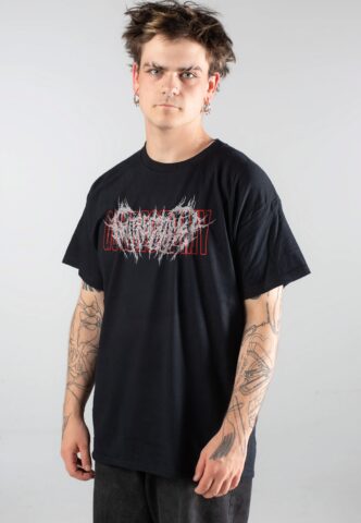 Gutrectomy – Double Logo – T-Shirt – Schwarz – L – 100% Baumwolle