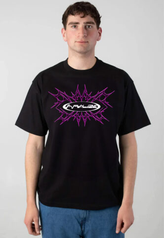 AVRALIZE – Tribal SLime Pink – T-Shirt – Schwarz – M – 100% Baumwolle