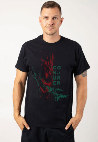 Conjurer – Unself Stacked Logo – T-Shirt – Schwarz – XXL – 100% Baumwolle