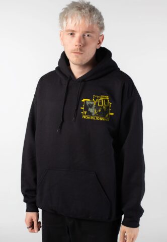 From Fall To Spring – Deleting You – Hoodie – Schwarz – L – 50% Baumwolle, 50% Polyester