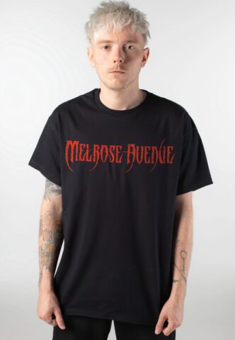 Melrose Avenue – Logo – T-Shirt – Schwarz – L – 100% Baumwolle