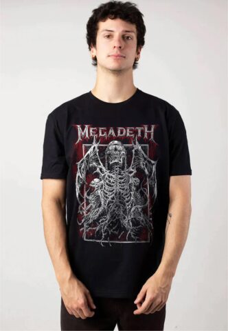 Megadeth – Vic Rising Red – T-Shirt – Schwarz – M – 100% Baumwolle