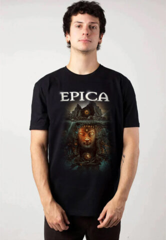 Epica – The Quantum Enigma – T-Shirt – Schwarz – M – 100% Baumwolle