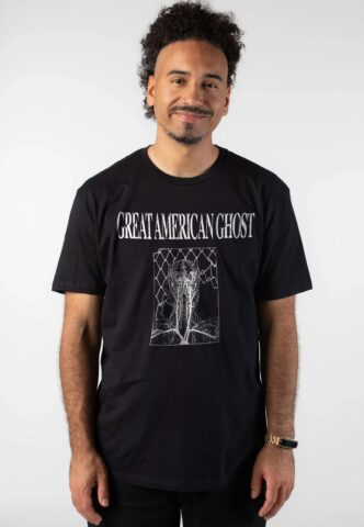 Great American Ghost – Circulatory – T-Shirt – Schwarz – S – 100% Baumwolle