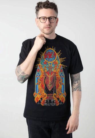 Slayer – Goat God Stained Glass – T-Shirt – Schwarz – 3XL – 100% Baumwolle