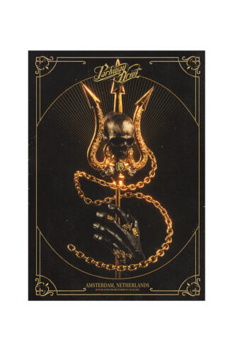 Parkway Drive – Amsterdam Pop Up 2025 – Poster – Schwarz – Onesize – 100% Nylon