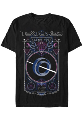 Textures – Genotype – T-Shirt – Schwarz – S – 100% Baumwolle
