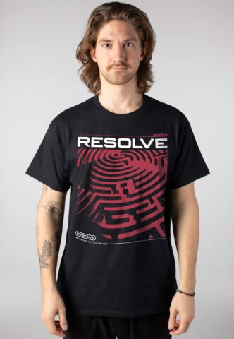 Resolve – Maze – T-Shirt – Schwarz – XXL – 100% Baumwolle
