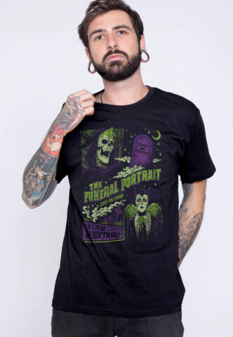 The Funeral Portrait – Living Nightmare – T-Shirt – Schwarz – 3XL – 100% Baumwolle