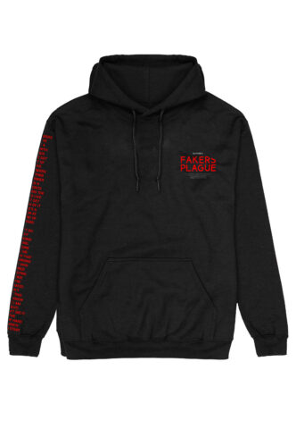 While She Sleeps – Fakers – Hoodie – Schwarz – S – 50% Baumwolle, 50% Polyester