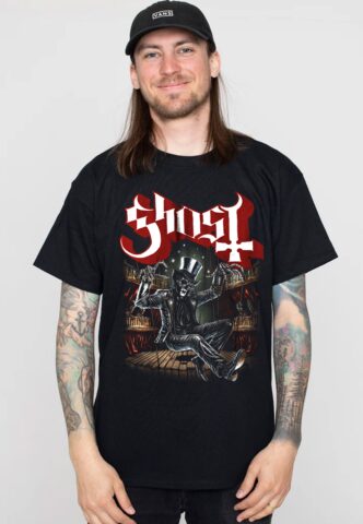 Ghost – Pull The Strings – T-Shirt – Schwarz – L – 100% Baumwolle