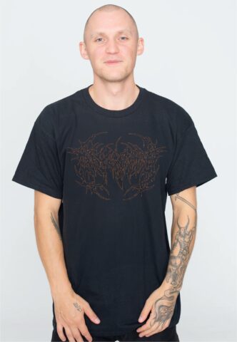 Disentomb – Outline Logo – T-Shirt – Schwarz – M – 100% Baumwolle