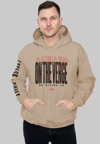 Thrown – On The Verge Sand – Hoodie – Beige – L – 50% Baumwolle, 50% Polyester