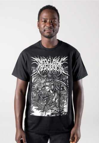 Disfiguring The Goddess – Galapagos – T-Shirt – Schwarz – L – 100% Baumwolle