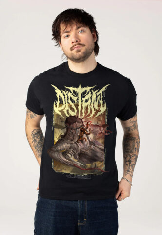 Distant – Cursed – T-Shirt – Schwarz – S – 100% Baumwolle