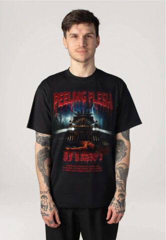 Peeling Flesh – PF Radio 2 Album Artwork – T-Shirt – Schwarz – 3XL – 100% Baumwolle