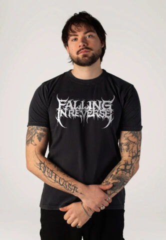 Falling In Reverse – Wolf – T-Shirt – Schwarz – M – 100% Baumwolle