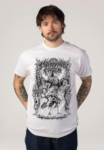 Enterprise Earth – Dementula Psalm Of Agony White – T-Shirt – Schwarz – 3XL – 100% Baumwolle