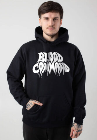 Blood Command – Logo – Hoodie – Schwarz – XXL – 50% Baumwolle, 50% Polyester