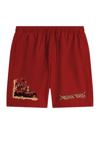 Half Me – Guidance Red – Shorts – Rot – S – 100% Polyester