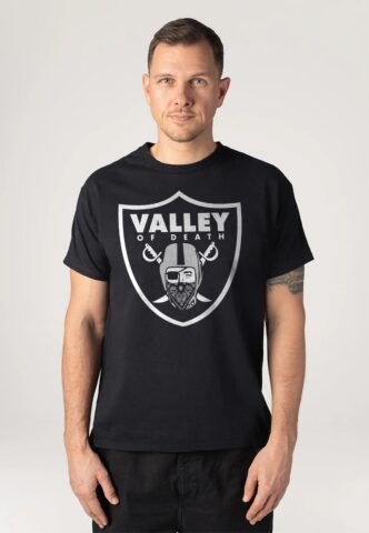 Lionheart – Valley of Death Crest – T-Shirt – Schwarz – 3XL – 100% Baumwolle