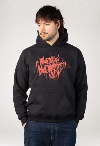 No Face No Case – You Little Btch – Hoodie – Schwarz – M – 80% Baumwolle, 20% Polyester