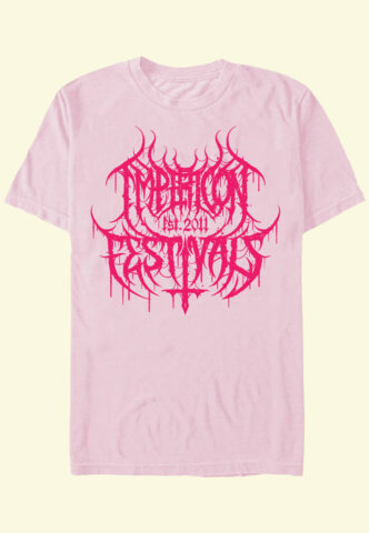 Impericon Festival – Pink Black Metal Est 2011 Pink – T-Shirt – gid://shopify/Metaobject/122014761197 – XXL – 100% Baumwolle