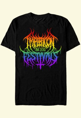 Impericon Festival – Pride Black Metal Est 2011 – T-Shirt – Schwarz – L – 100% Baumwolle