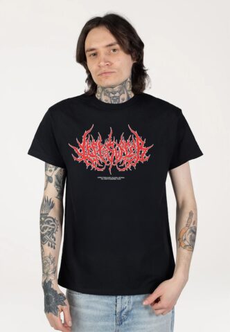 Left To Suffer – Logo – T-Shirt – Schwarz – L – 100% Baumwolle