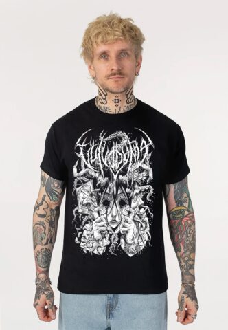 Vulvodynia – Optical – T-Shirt – Schwarz – M – 100% Baumwolle