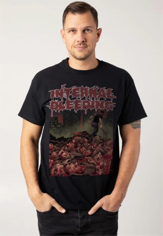 Internal Bleeding – Settle All Scores – T-Shirt – Schwarz – L – 100% Baumwolle