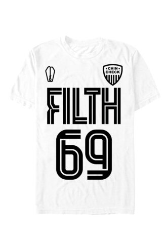 Filth – 69 White – T-Shirt – Weiß – 3XL – 100% Baumwolle