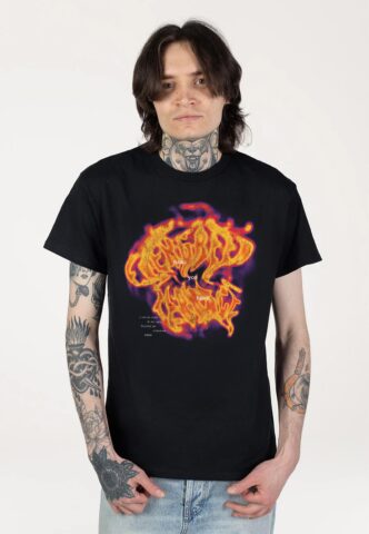 Evergreen Terrace – Acid Logo – T-Shirt – Schwarz – L – 100% Baumwolle