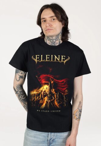 Eleine – We Stand United – T-Shirt – Schwarz – L – 100% Baumwolle