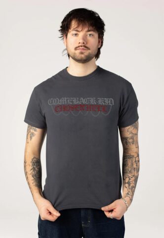 Comeback Kid – Book And Candle Charcoal – T-Shirt – Grau – S – 100% Baumwolle