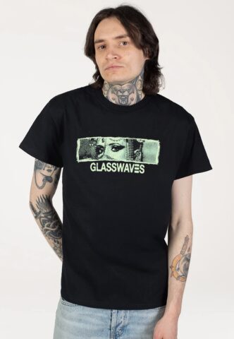 Glasswaves – FMU – T-Shirt – Schwarz – S – 100% Baumwolle