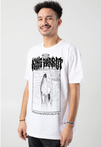 King Parrot – Horse White – T-Shirt – Weiß – XXL – 100% Baumwolle