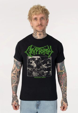 Cryptopsy – Malicious & Vile Summer Tour 2026 – T-Shirt – Schwarz – L – 100% Baumwolle