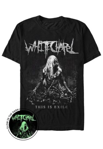 Whitechapel – Exile Limited Glow In Dark – T-Shirt – Schwarz – XL – 100% Baumwolle