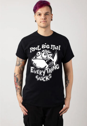 Reel Big Fish – Everything Sucks – T-Shirt – Schwarz – L – 100% Baumwolle