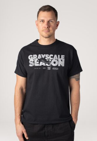 Grayscale Season – The Weight Of Things We Cannot Touch – T-Shirt – Schwarz – L – 100% Baumwolle