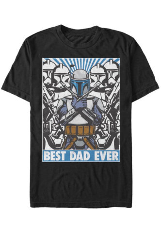 Star Wars – Jango Dad – T-Shirt – Schwarz – S – 100% Baumwolle,Jersey