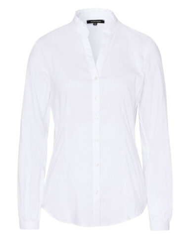 More & More Bluse Cotton Stretch white
