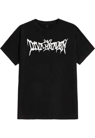 24/7 Diva Heaven – Metal Black – T-Shirt – Schwarz – XS – 100% Bio-Baumwolle