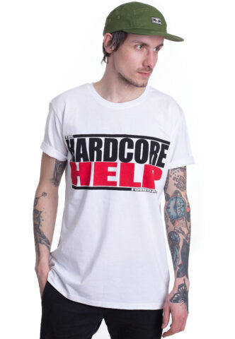 Impericon – Logo White – T-Shirt – Weiß – M – 100% Baumwolle